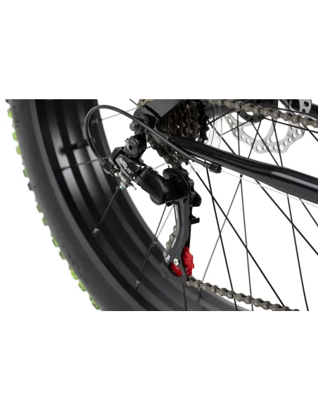 Rower Fatbike Grube Opony 26 Terenowy Hamulce Tarczowe Młodzieżowy Stalowy