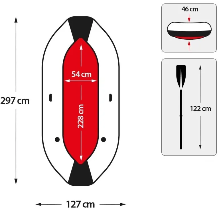 Ponton Intex Mariner 3 Pompka Wiosła Do 300kg