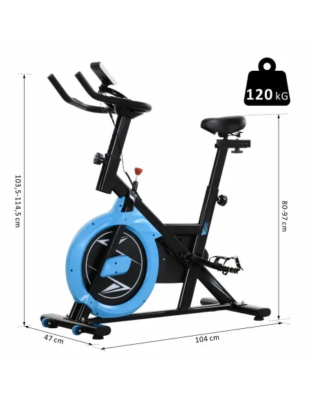 Rower Treningowy Stacjonarny HOMCOM A90-193 LCD