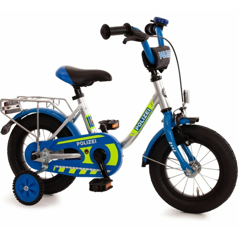 Rower Dziecięcy 12 Chłopięcy Policja Kółka Boczne