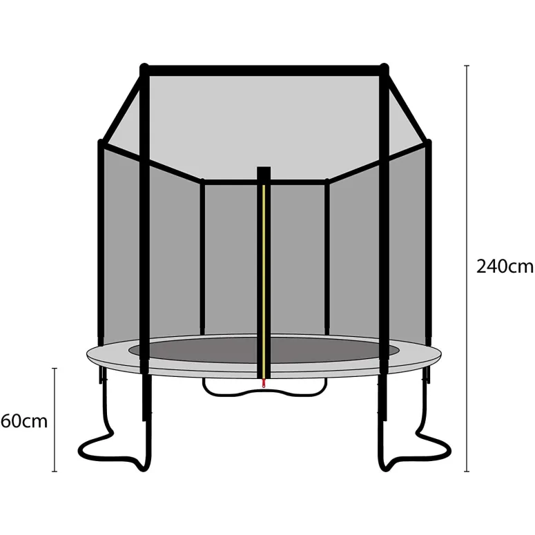 Trampolina Ogrodowa Ultrasport Wave 251cm 120kg
