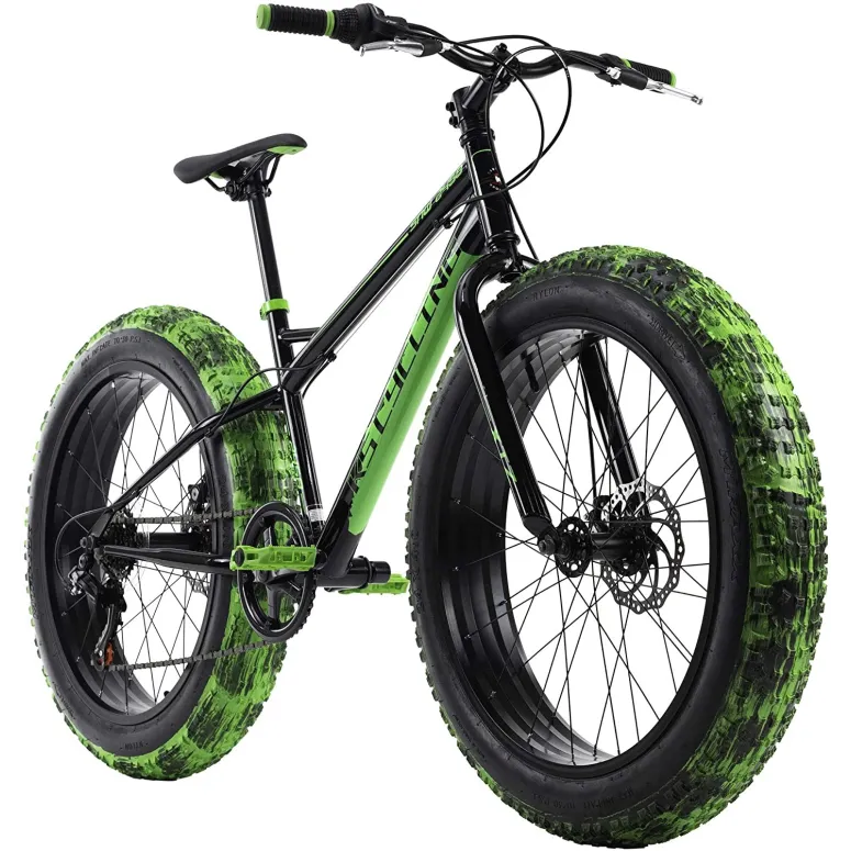 Rower Górski 24 Chłopięcy Fatbike MTB Shimano Męski Tarcze Stalowy FAT
