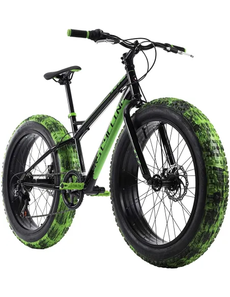 Rower Chłopięcy Fatbike 24 Grube Opony 6 Biegów Shimano Tarcze - 8