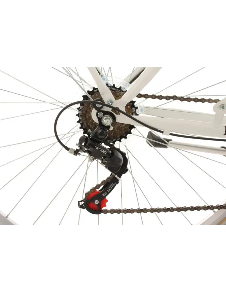 Damski Rower Miejski 28 Nexus 3 Oświetlenie Sakwy - 7