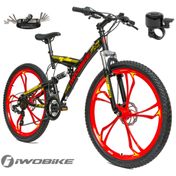 Rower Męski Damski Górski 26" IWOBIKE 2025 Shimano MTB Tarcze Full Amory