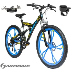 Rower Męski Damski Górski 26" IWOBIKE Shimano MTB Tarcze Full Amory 2025
