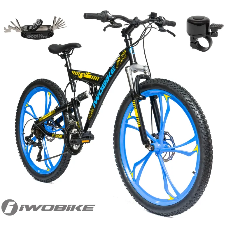 Rower Męski Damski Górski 26" IWOBIKE Shimano MTB Tarcze Full Amory 2025