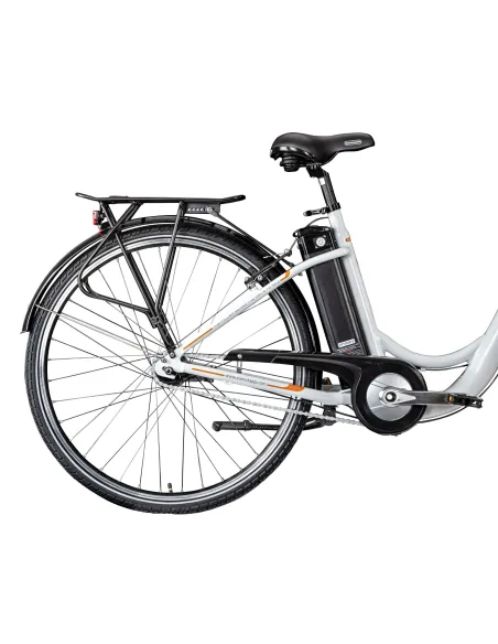 Rower Elektryczny Damski Miejski Koła 28" SHIMANO Nexus 250 W LCD Alu Amory