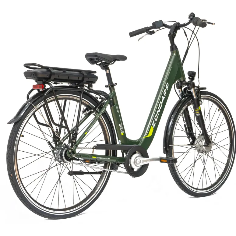 Rower Elektryczny Damski Miejski 28 Aluminium SHIMANO Nexus Amortyzacja LCD