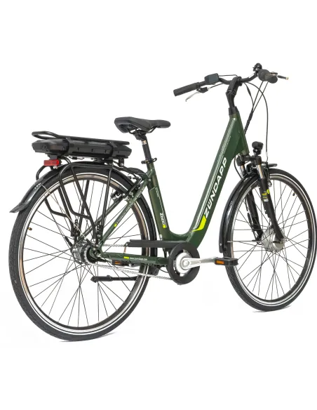 Rower Elektryczny Damski Miejski 28 Aluminium SHIMANO Nexus Amortyzacja LCD