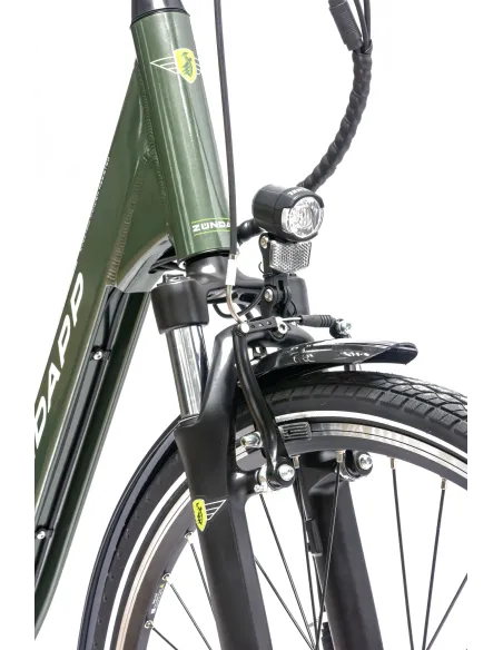 Rower Elektryczny Damski Miejski 28 Aluminium SHIMANO Nexus Amortyzacja LCD