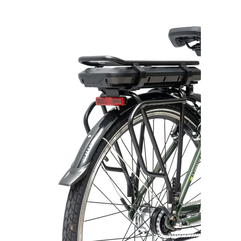 Rower Elektryczny Damski Miejski 28 Aluminium SHIMANO Nexus Amortyzacja LCD