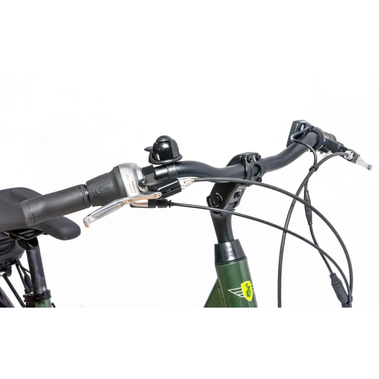 Rower Elektryczny Damski Miejski 28 Aluminium SHIMANO Nexus Amortyzacja LCD