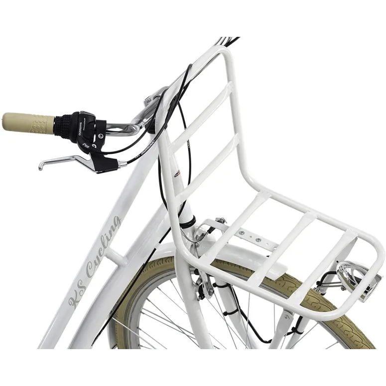 Rower Miejski 28 Damski Oświetlenie Bagażnik Retro Shimano Damka Rama 20