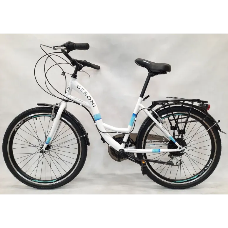 Rower Dziewczęcy Miejski 24 Damka Koszyk Światła - 14