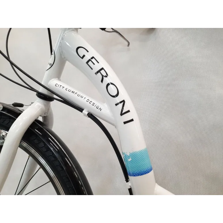 Rower Dziewczęcy Miejski 24 Damka Koszyk Światła - 10