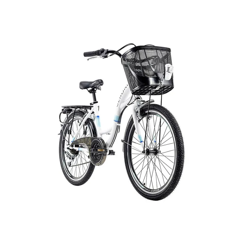 Miejski Rower Dziewczęcy 24 Damka Koszyk 21 Bieg - 9