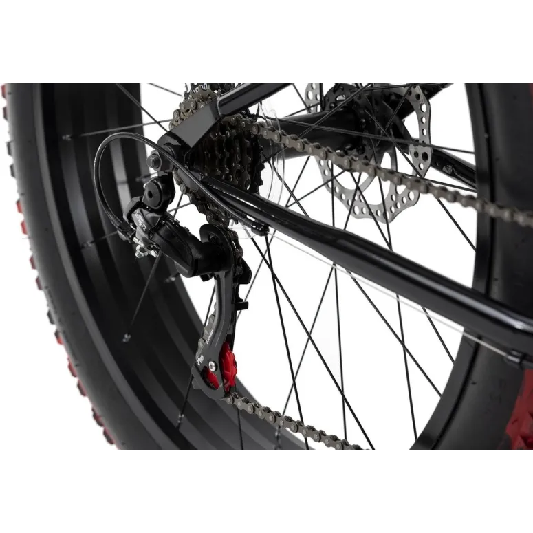 Rower Fatbike Grube Opony 26 Terenowy Hamulce Tarczowe Młodzieżowy Stalowy