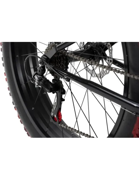 Rower Fatbike Grube Opony 26 Terenowy Hamulce Tarczowe Młodzieżowy Stalowy