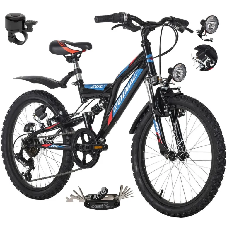 Rower Dziecięcy Chłopięcy Górski Koła 20" MTB Amortyzacja Góral SHIMANO