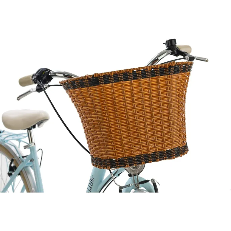 Damski Rower Miejski 28 Damka Retro Koszyk Światła - 2