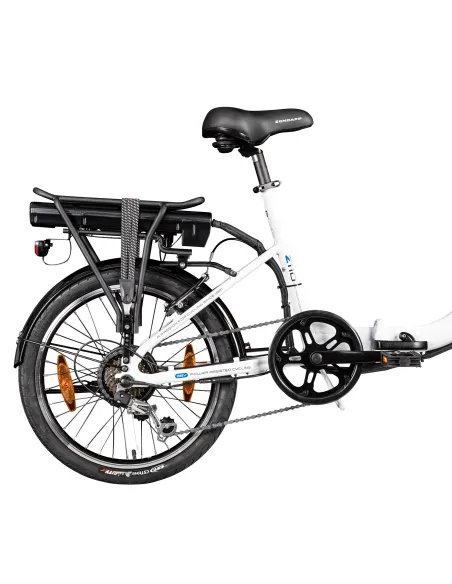 Rower Elektryczny Damski Męski Składany 20" Aluminium Składak 250 W SHIMANO