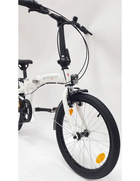 Rower Damski Męski Składany Miejski 20 SHIMANO Bagażnik Oświetlenie Stopka