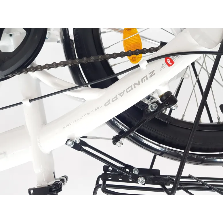 Rower Damski Męski Składany Miejski 20 SHIMANO Bagażnik Oświetlenie Stopka