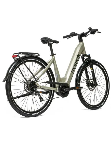 Rower Elektryczny Damski Miejski 28 SHIMANO Acera Aluminium Hydraulika