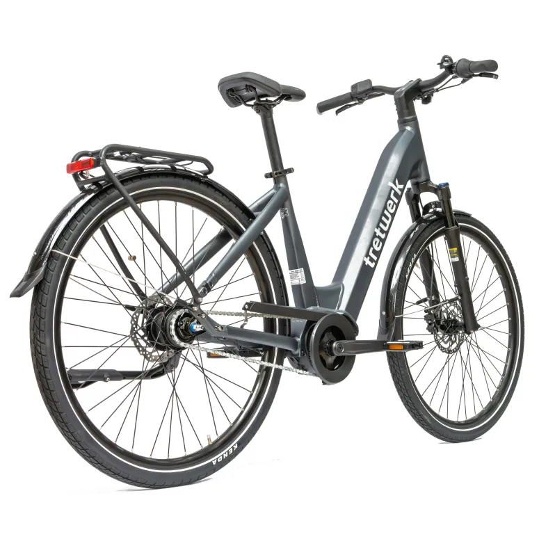 Rower Elektryczny Damski Trekkingowy 28 SHIMANO Nexus 250 W LCD Aluminiowy