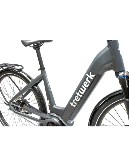 Rower Elektryczny Damski Trekkingowy 28 SHIMANO Nexus 250 W LCD Aluminiowy