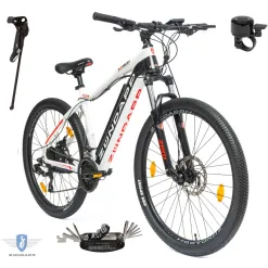 Rower Elektryczny Męski Damski Górski 27,5 MTB SHIMANO Aluminium LCD Amory