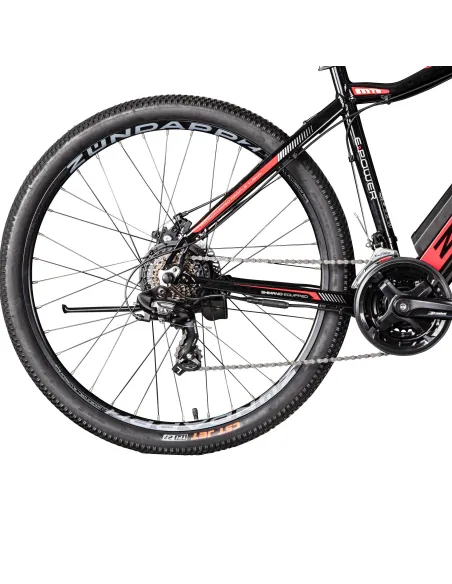 Rower Elektryczny Damski Męski Górski 27,5" SHIMANO LCD 250 W Amory ALU