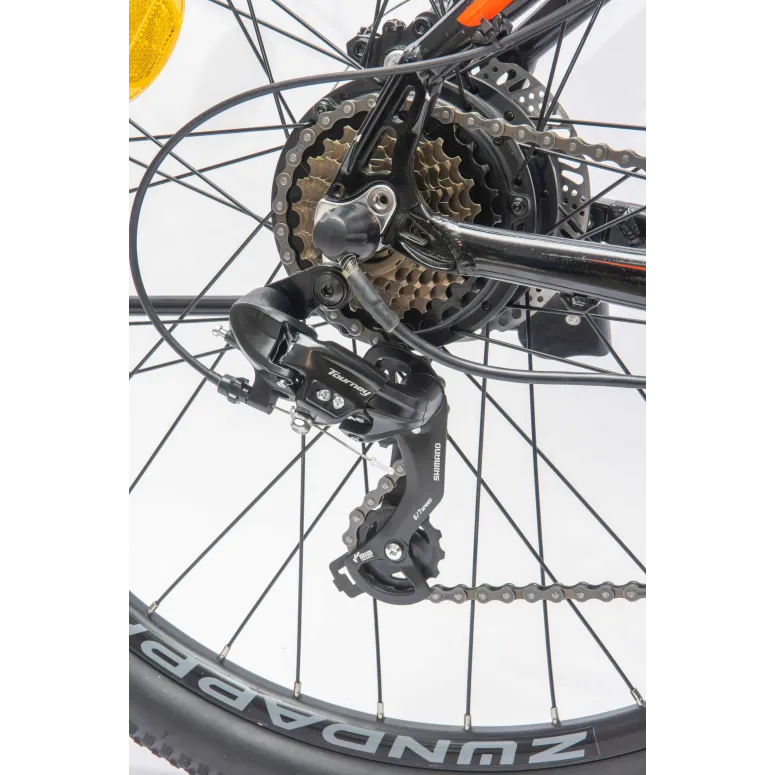 Rower Elektryczny Damski Męski Górski 27,5" SHIMANO LCD 250 W Amory ALU