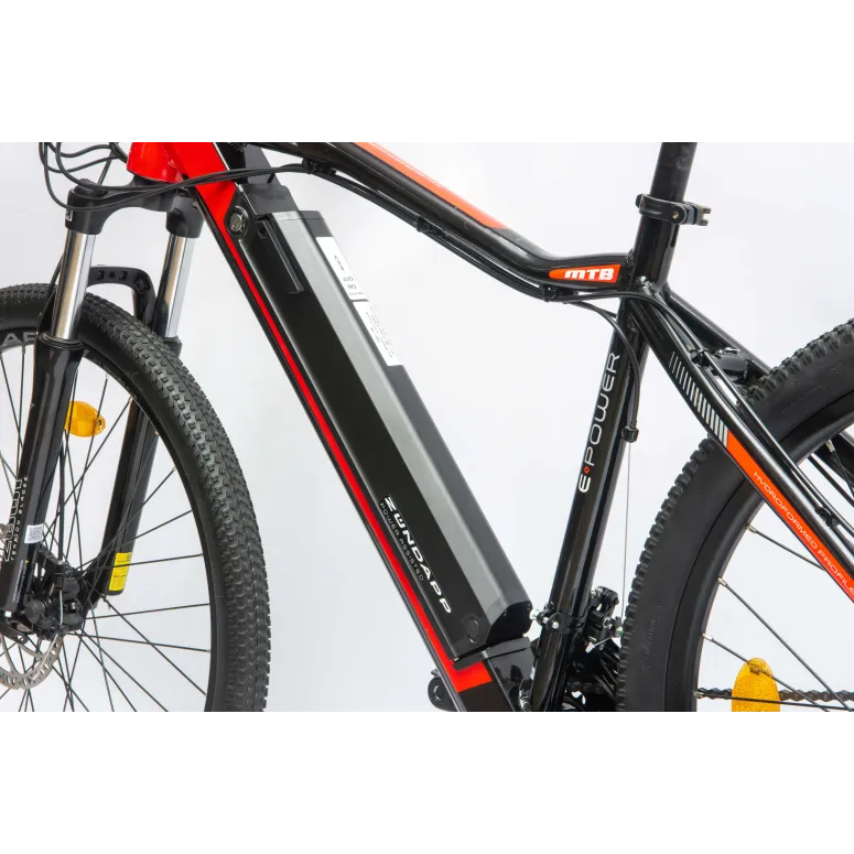 Rower Elektryczny Damski Męski Górski 27,5" SHIMANO LCD 250 W Amory ALU