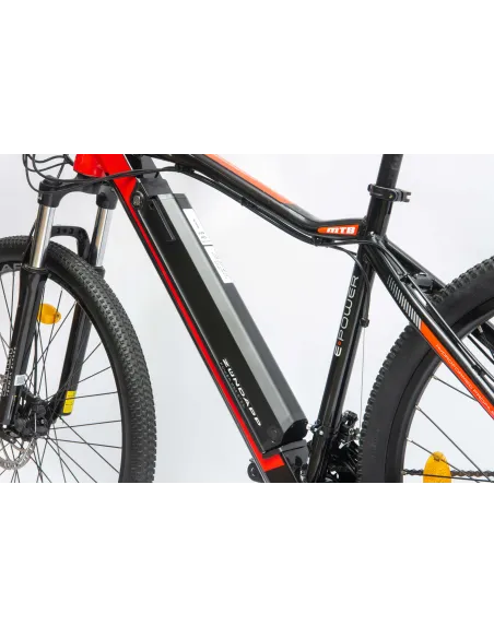 Rower Elektryczny Damski Męski Górski 27,5" SHIMANO LCD 250 W Amory ALU