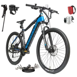 Rower Elektryczny Męski Damski Górski 27,5 MTB Amortyzacja Aluminium Tarcze