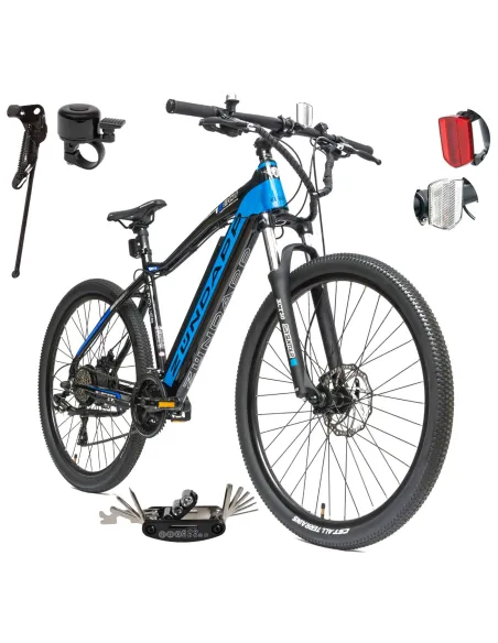 Rower Elektryczny Męski Damski Górski 27,5 MTB Amortyzacja Aluminium Tarcze