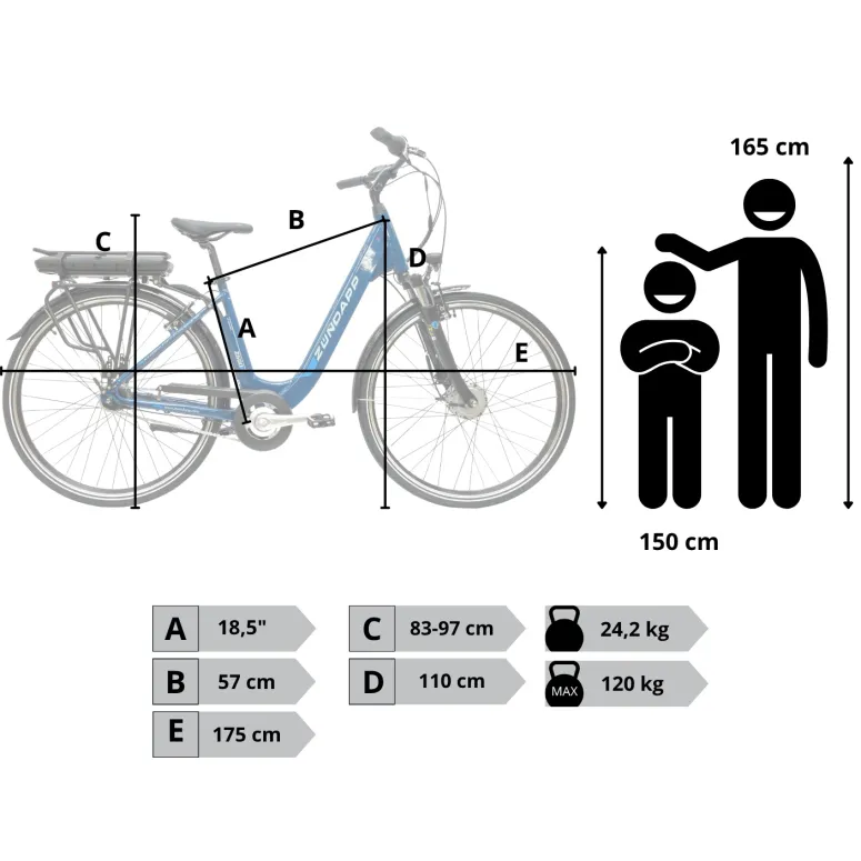 Rower Elektryczny Damski Miejski 28" SHIMANO Nexus Aluminium Amortyzacja