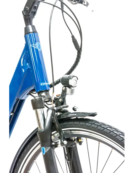 Rower Elektryczny Damski Miejski 28" SHIMANO Nexus Aluminium Amortyzacja