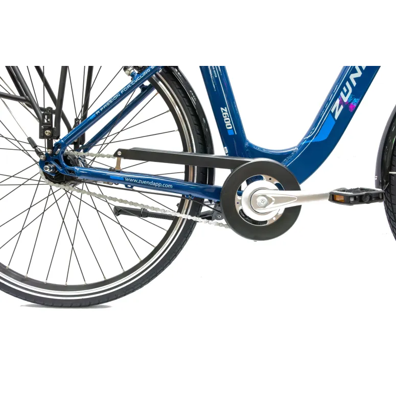 Rower Elektryczny Damski Miejski 28" SHIMANO Nexus Aluminium Amortyzacja