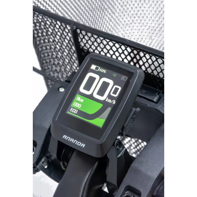 Rower Elektryczny Damski Miejski Koła 28" 250 W LCD Alu SHIMANO Nexus