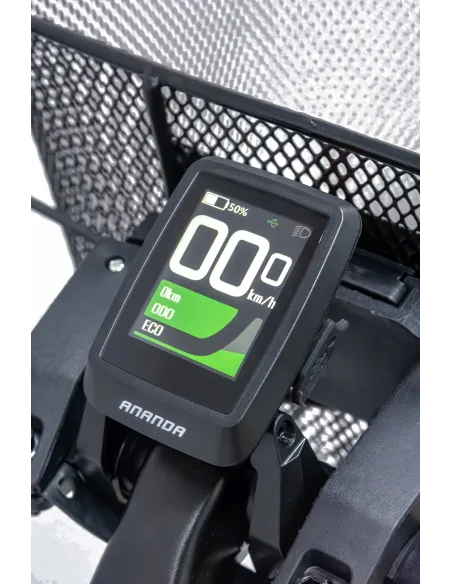 Rower Elektryczny Damski Miejski Koła 28" 250 W LCD Alu SHIMANO Nexus