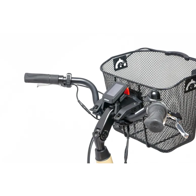 Rower Elektryczny Damski Miejski Koła 28" 250 W LCD Alu SHIMANO Nexus