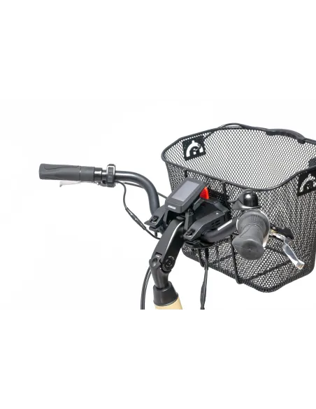 Rower Elektryczny Damski Miejski Koła 28" 250 W LCD Alu SHIMANO Nexus