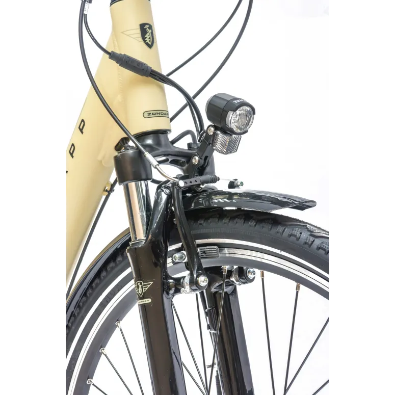 Rower Elektryczny Damski Miejski Koła 28" 250 W LCD Alu SHIMANO Nexus