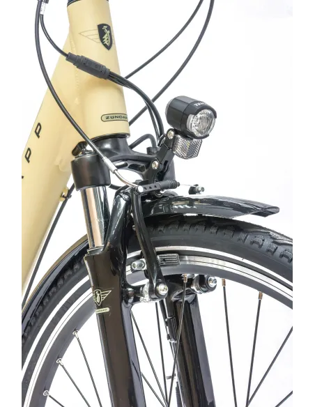 Rower Elektryczny Damski Miejski Koła 28" 250 W LCD Alu SHIMANO Nexus