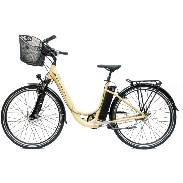 Rower Elektryczny Damski Miejski Koła 28" 250 W LCD Alu SHIMANO Nexus