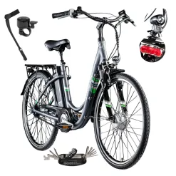 Rower Elektryczny Damski Miejski 26 SHIMANO Nexus Aluminium 2025 Aplikacja