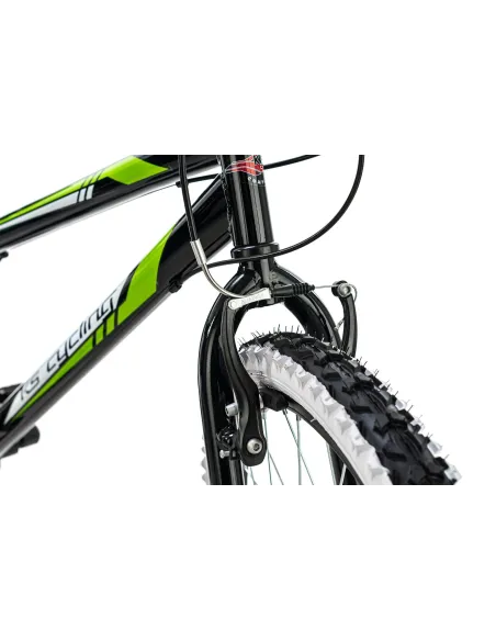 Rower Chłopięcy Górski MTB Koła 24" Junior SHIMANO Góral Dziecięcy Stopka